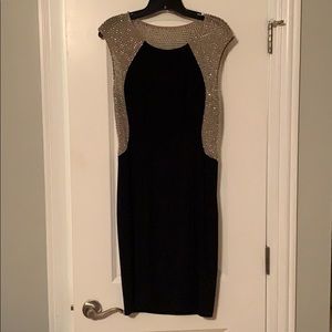 Xscape cocktail dress navy size 10